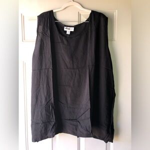 We Be Bop black sleeveless top size 3X